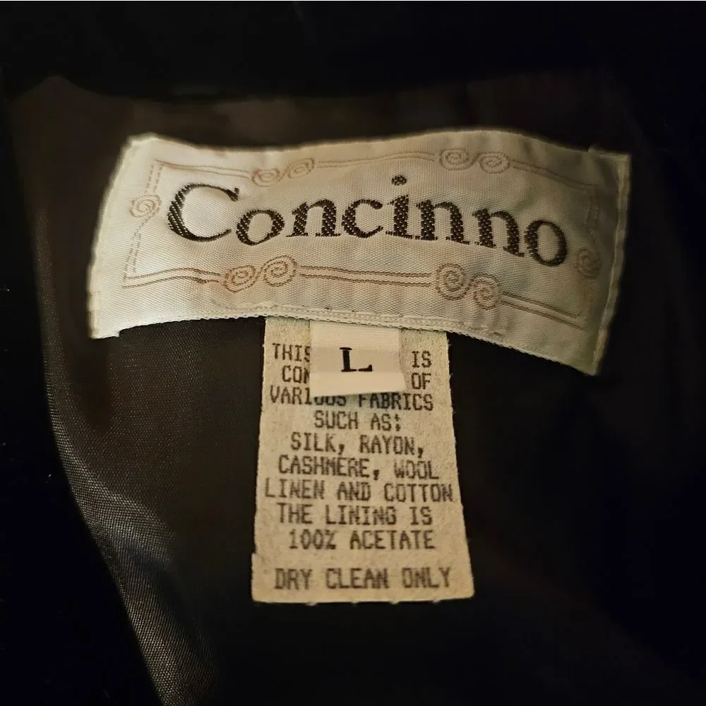 CONCINNO Mixed Print Velvet Blazer - Size Large‎ - Picture 9 of 10